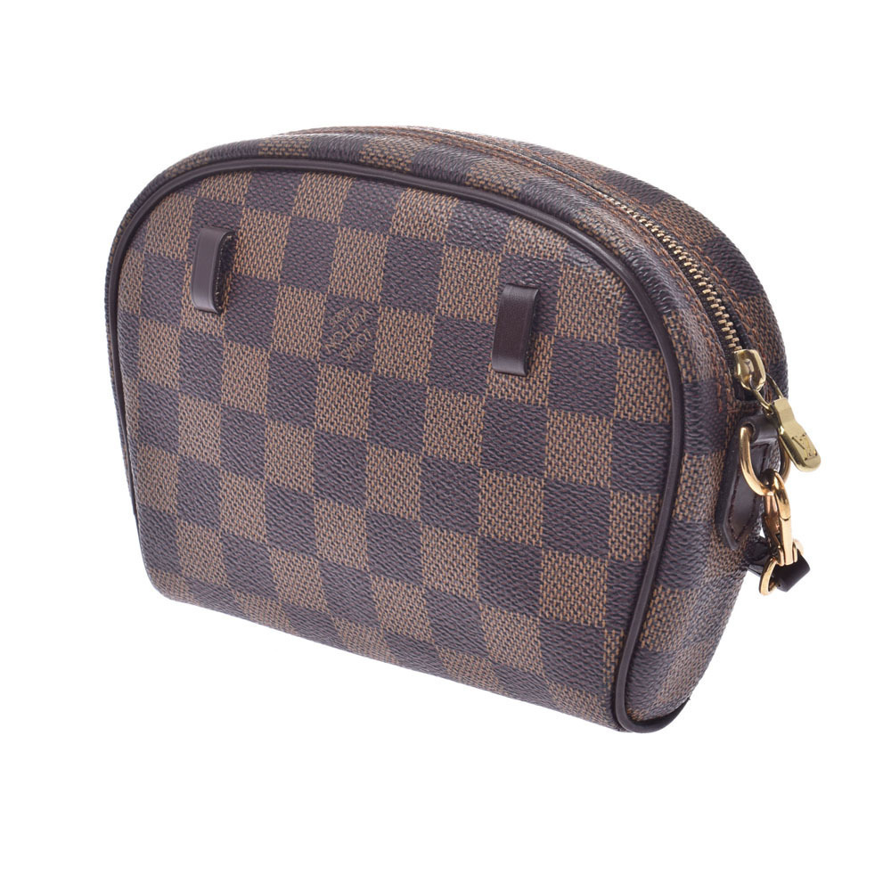 Louis Vuitton Ipanama Canvas Damier Bag Brown Shoulder Pochette Brown